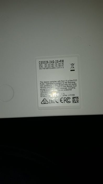 Switch. Cloud Smart Switch Mikrotik 326-24G-2S+RM bu SwOS