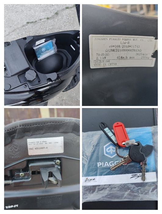 Piaggio Zip 50 (49 куб.см) 2023г.  275км.