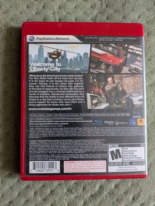 GTA 4 для playstations 3