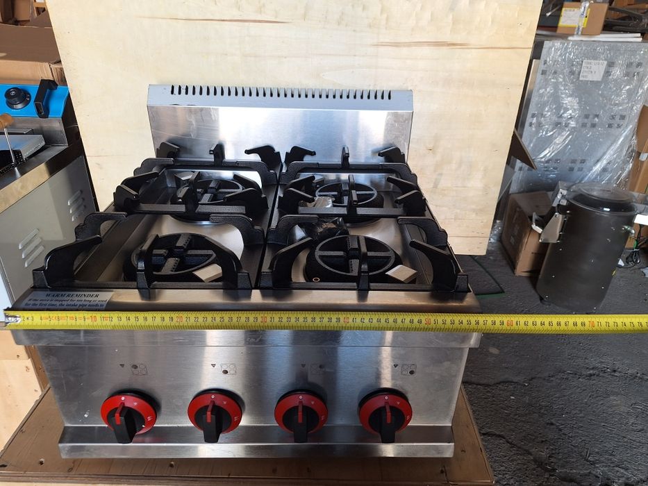 Газов котлон 4-ка професионален със защита чисто нов