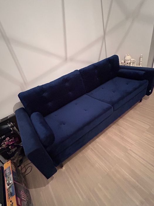 Vanzare canapea extensibila 3 locuri Optisofa, Navy Blue
