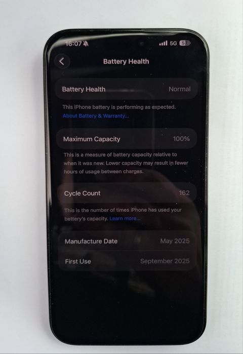 Iphone 16 pro max 256 100%