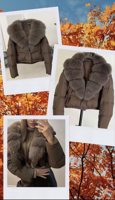 Vând geacă blană naturală