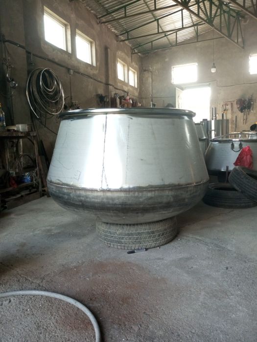 Казан из нержавейки 80кг