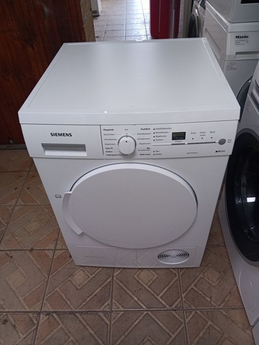 Сушилня с термопомпа Сименс Siemens IQ 500 A++ 7кг 2 години Гаранция!