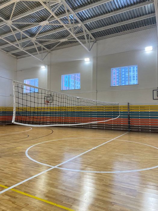 Спортзал волейбол футбол