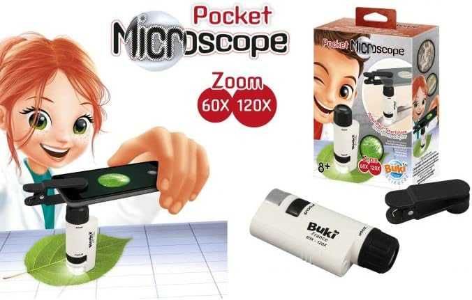 Джобен микроскоп Buki Sciences - С адаптер за смартфон