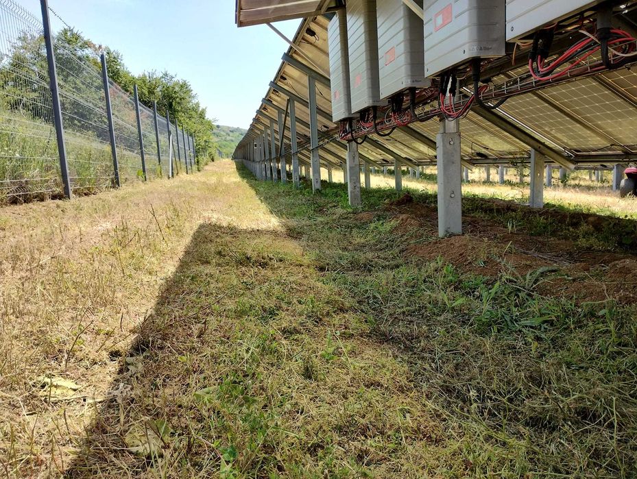 Косене на соларни централи