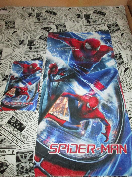 Хавлии за момчета и момичета (комплект малка с голяма) - 100% памук