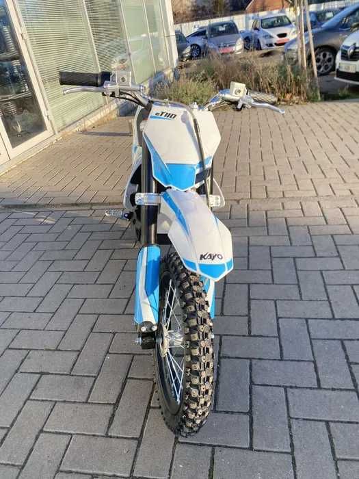 Motocicleta enduro copii KAYO eT110 (electrica,+6ani,1000w) la MYMOTO