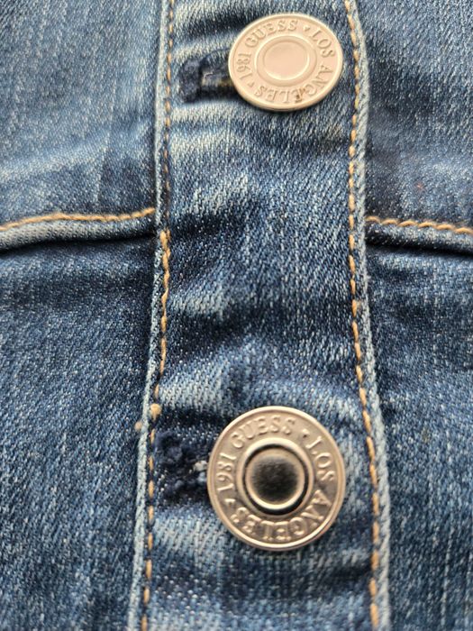 Salopeta bleumarin denim Guess