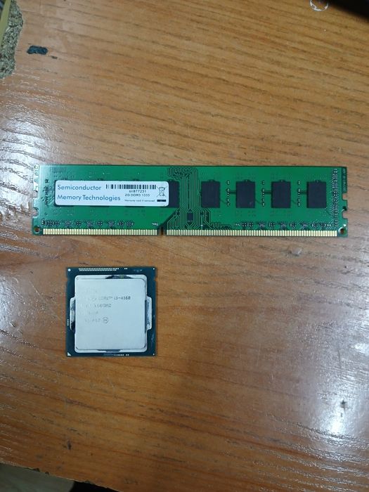 Продам i3 4160, озу ddr3 2gb