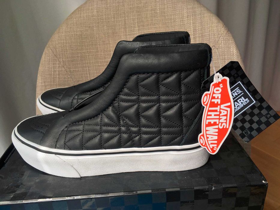 VANS X KARL LAGERFELD модел SK8-HI кецове, нови, в кутия, 38 номер