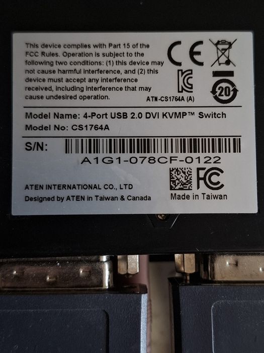 Switch ATEN KVMP, USB, DVI, Audio, 4 porturi