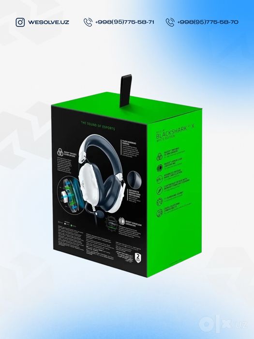 Razer BlackShark V2 X — White Edition