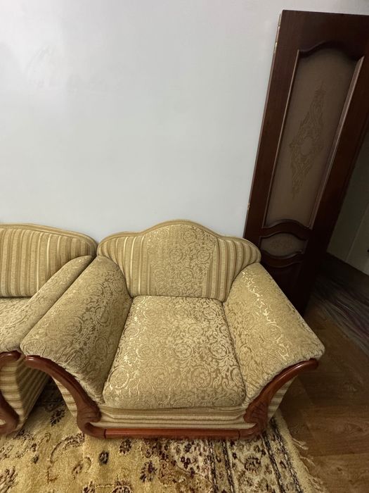 Белорусский раскладной диван с креслом