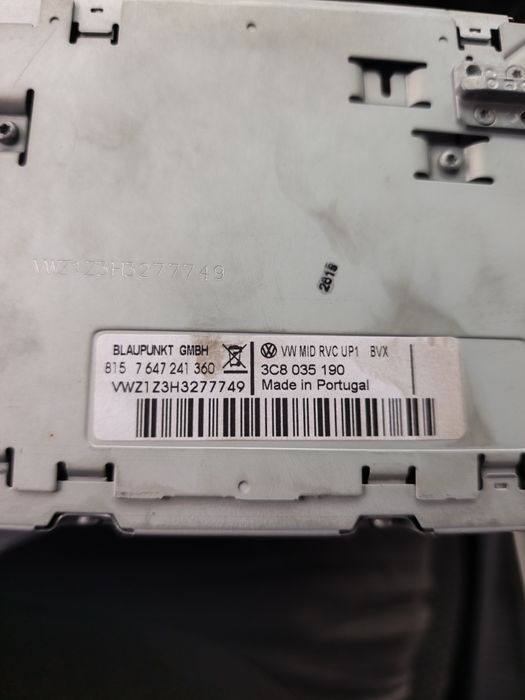 Radio cd player RCD 510 original Volkswagen Passat B6 B7 Golf Touran