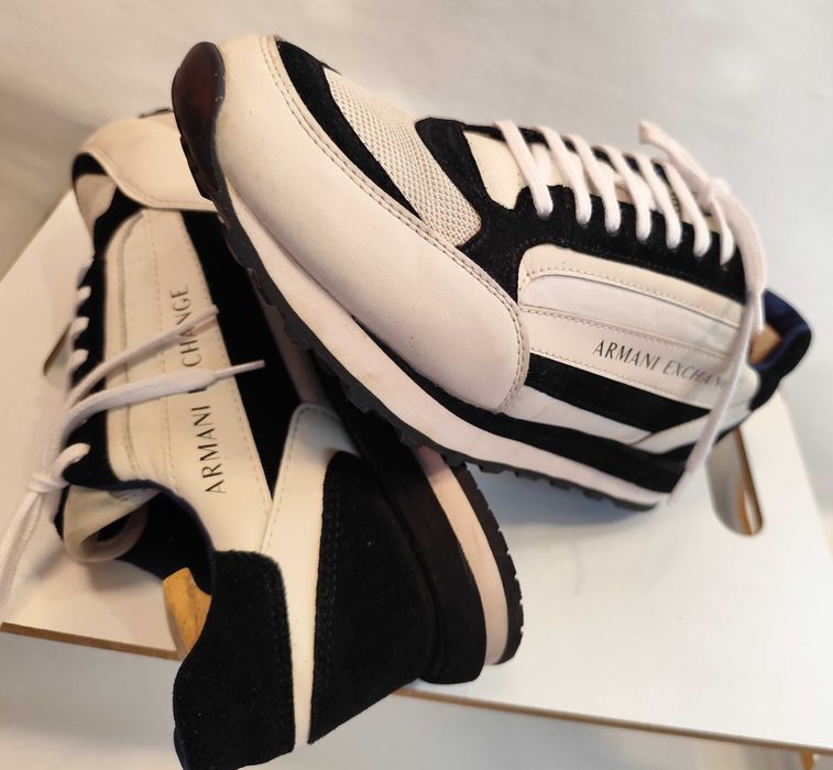 Pantofi sport casual 43 Armani Excange piele naturala moale