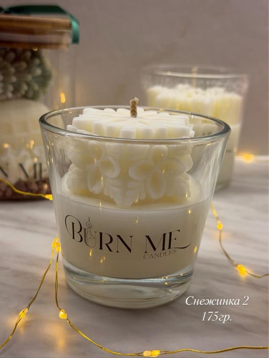 Коледни ароматни соеви свещи