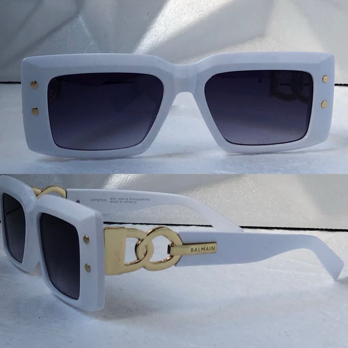 Дамски слънчеви очила правоъгълни 2 цвята черо бяло