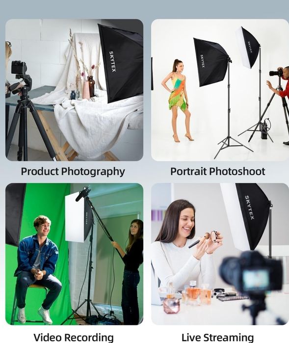 Professional fotostudiya uchun sozlanadigan chiroqlar