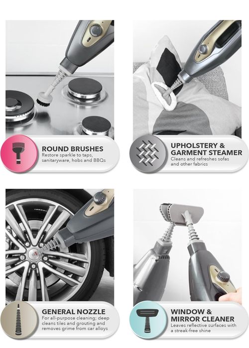 Многофункционален ръчен уред за пара