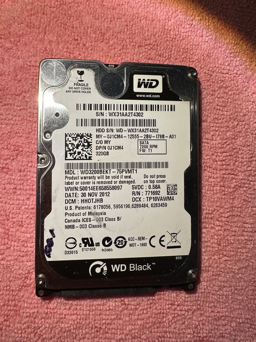 HDD laptop 320 gb