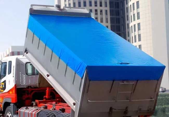 Брезент для авто, грузовых автомобилей с петлями под заказ