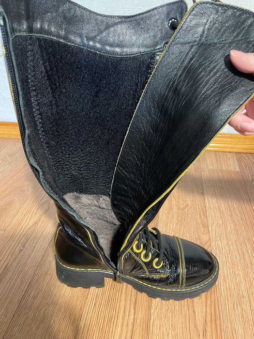 Сапоги зимние высокие