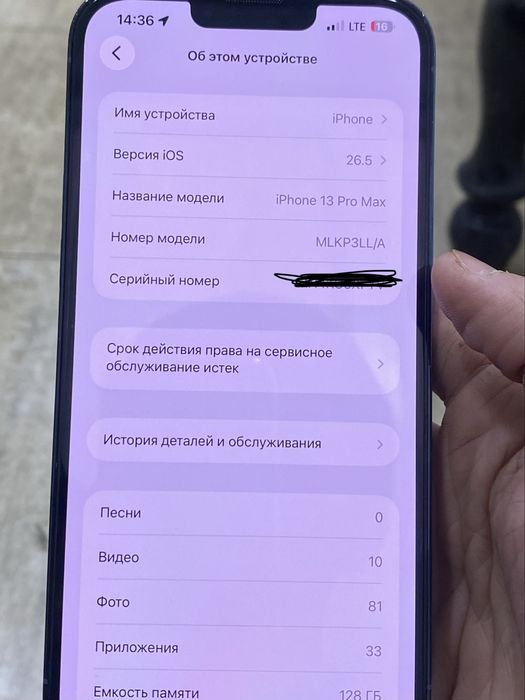 Iphone 13 pro max 128 gb