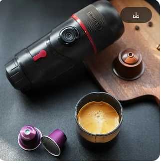 3в1 преносима кафемашина с адаптер и калъф HiBREW H4 15bar, 80W, 60ml