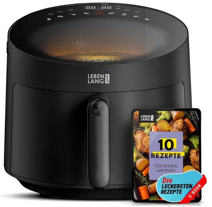 Friteuză LEBENLANG ‎LBL8187 Germania, 5 litri, 5 kg, 1500 W, sigilată