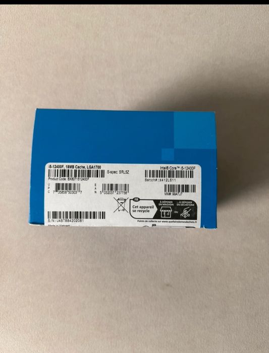 Procesor i5 12400f ca nou pret fix