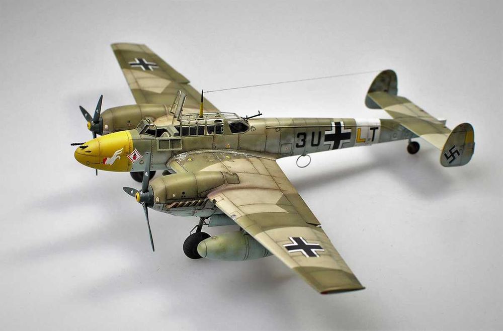 Сборная модель самолета Мессершмитт Bf.110 С3 (Italeri, 1:72)