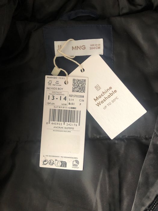 Куртка новая  Mango на 13-14 лет