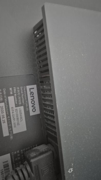 Dual monitor setup thinkvision p24h-20