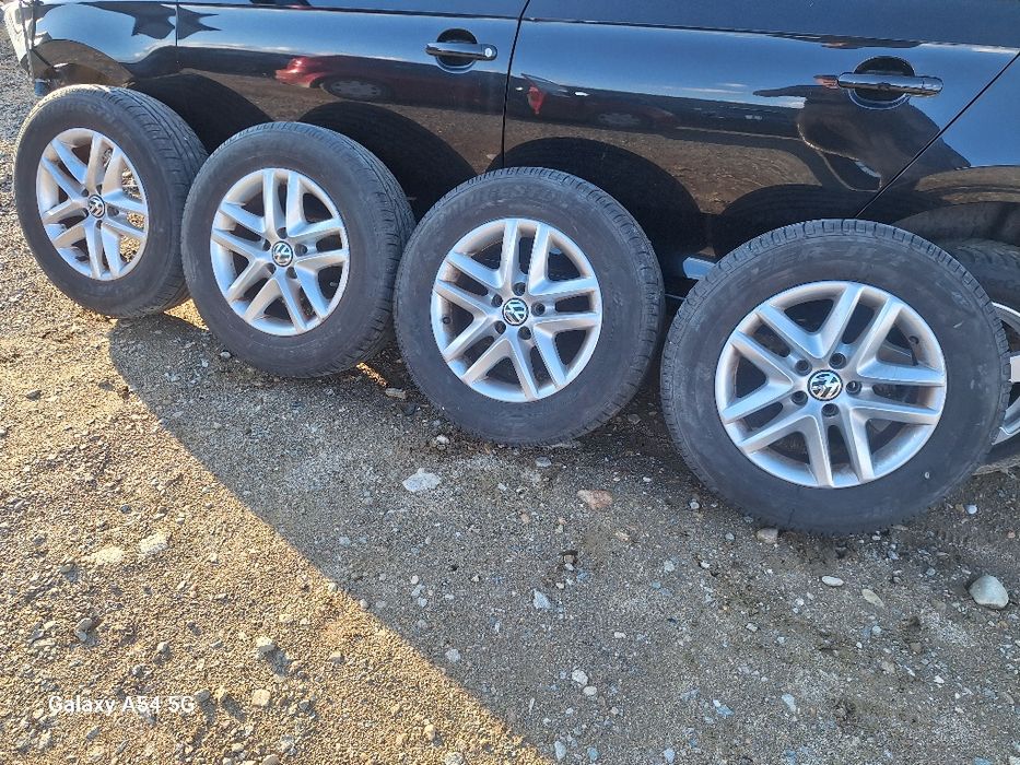 Jante VW Tiguan R16 model San Francisco cu anvelope vara 215/65R16 Bridgestone dot 0223