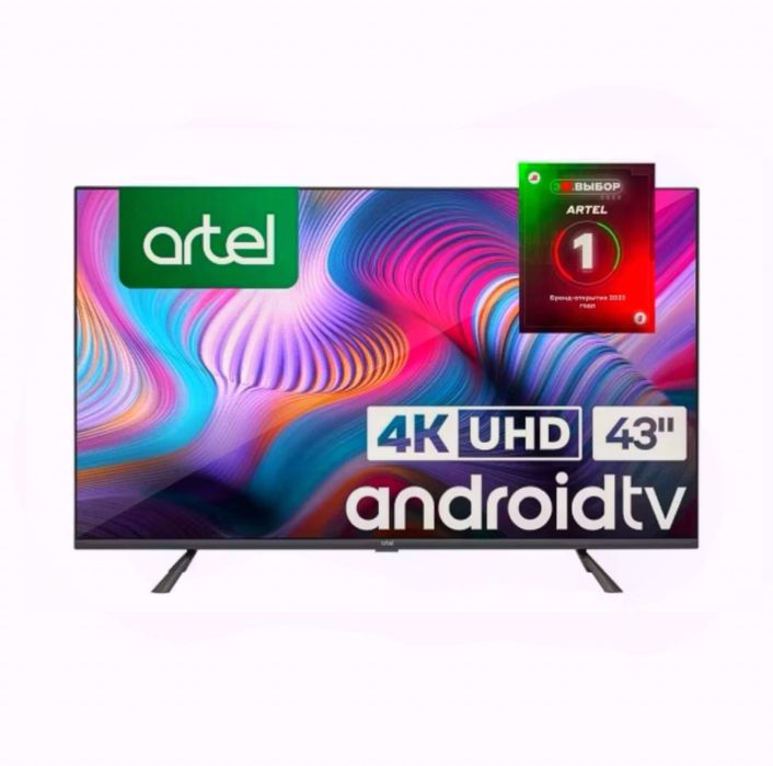 Telvizr Artel 50PUCH010 UHD 4K Android Tv . Для дома.