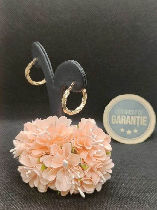 Cercei aur 14K 2.17g (Ag31 Barboi B.32384) - Garantie 2 ani!