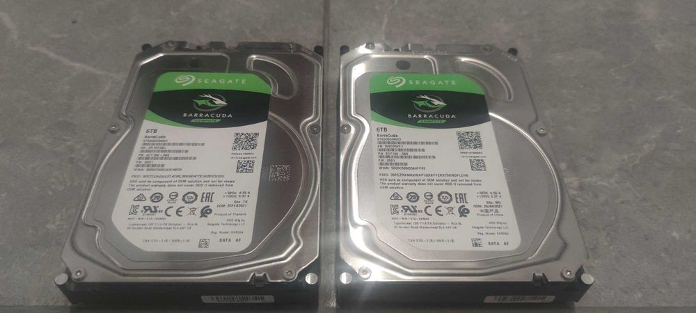 Doar 460 zile de utilizare! HDD hard disk Seagate Barracuda Compute, capacitate 6 TB, 256 MB buffer, pentru calculator PC desktop