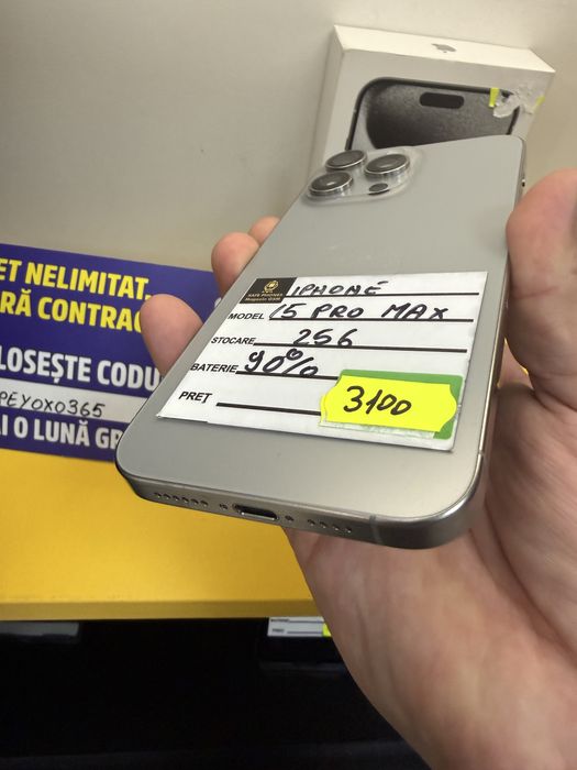 Iphone 15 pro max 256 gb 90% bateria