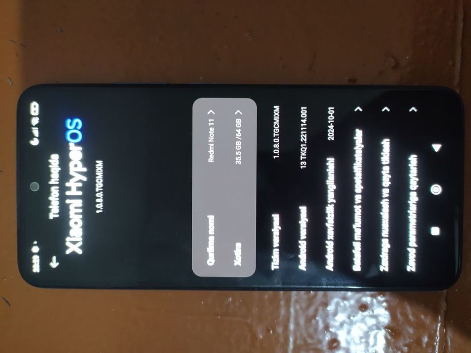 Redmi note 11 narxi kelishamiz