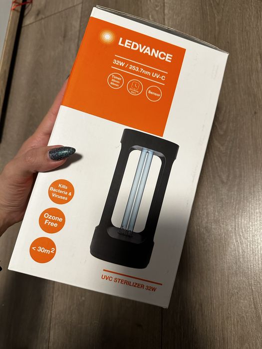 Ултравиолетова лампа Ledvance, дезинфекция на въдуха, без озон, 32W
