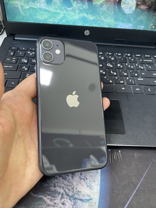 Iphone 11 qora 128gb