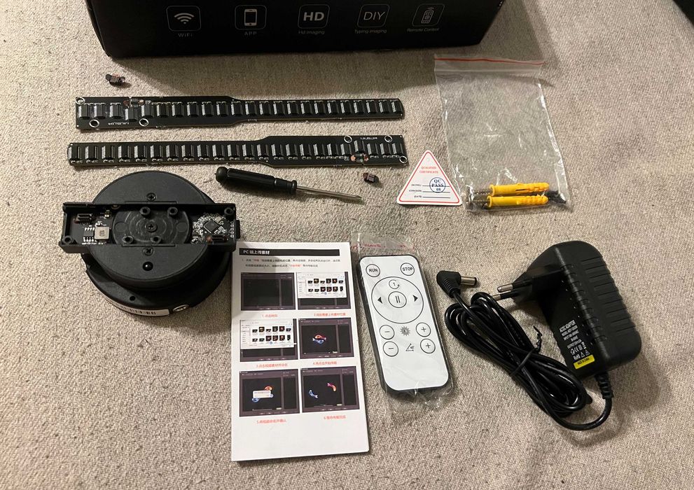 Ventilator LED Holografic 3D defect – pentru piese sau reparație