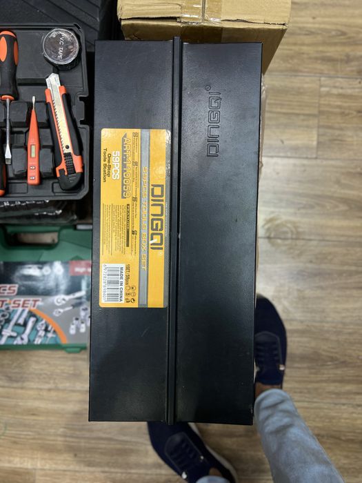 DINGQI 59psc Tools Box Set Отлично подходит для грузовиков и мастеров