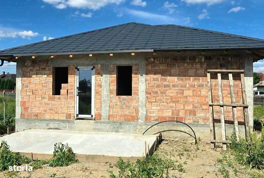 De vanzare casa noua, suprafata construita 100mp, teren 500mp,3 camere