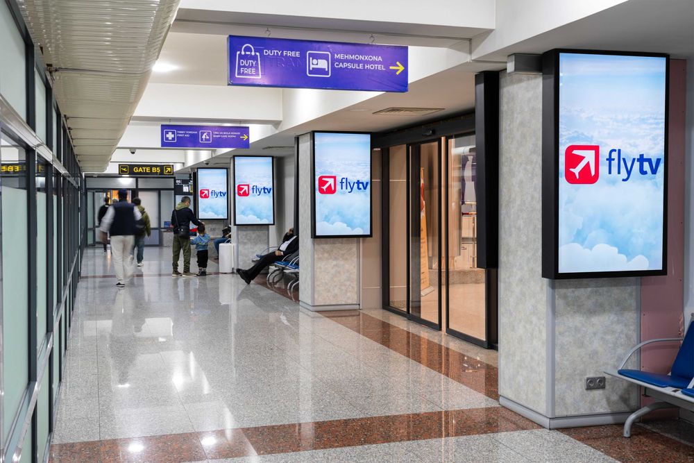 Реклама в аэропортах Ташкента | Узбекситана | REKLAMA AYRAPORT | RA-10