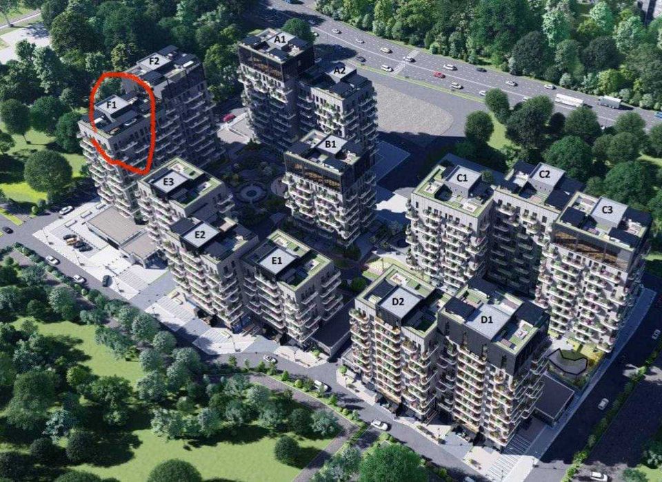 Пентхаус в ЖК Парквуд с террасой (БКС)