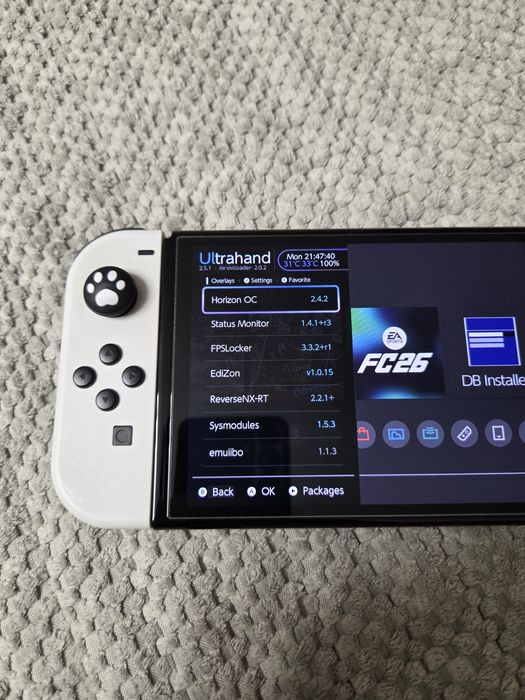 Nintendo Switch Oled прошитый 460гб